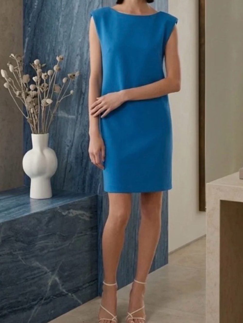 DONNA MORGAN PIPPA Dress in Ocean blue